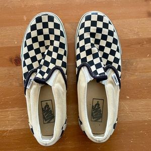 Checkerboard Slip on Vans